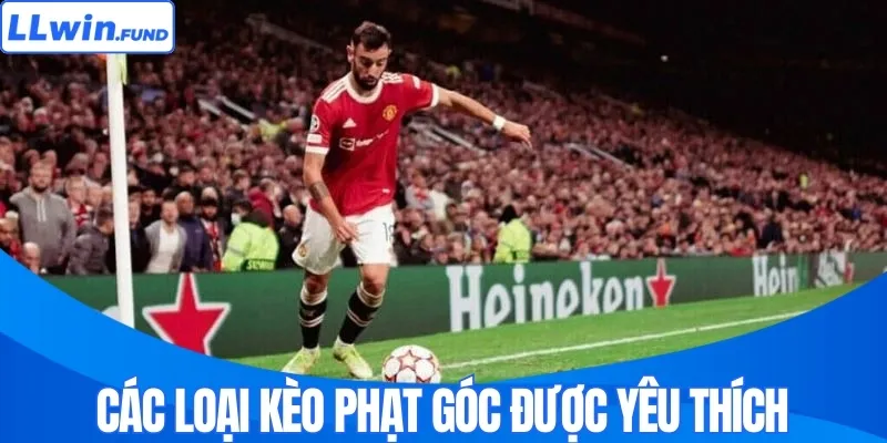 Các loại kèo phạt góc được yêu thích